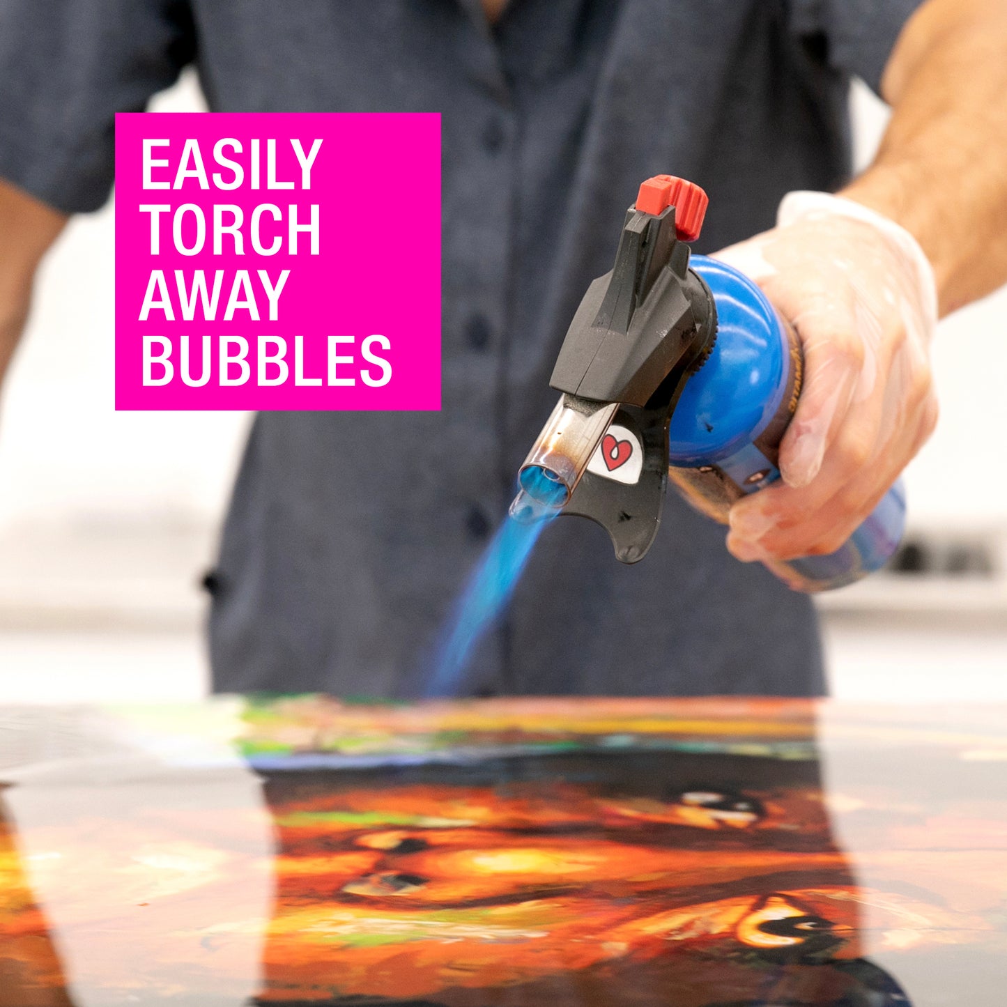 Maker's Propane Torch Head with Wide Angle Flame Attachment