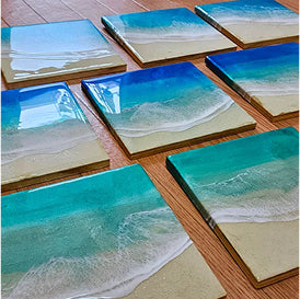 I love using Art Resin. I've made so many beautiful works of art using their epoxy resin.