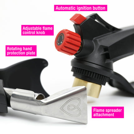 Maker's Propane Torch Head with Wide Angle Flame Attachment